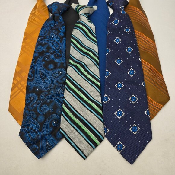 Vintage Clip On Ties 7 Pieces - Picture 5 of 16